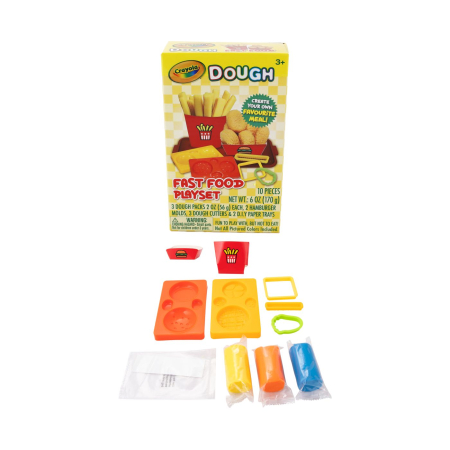 Jucării copii 7 ani + - CRAYOLA MINI SET FAST FOOD