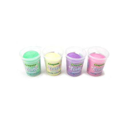 CRAYOLA PEARL SET 4 BORCANASE CU PLASTELINA SIDEFATA [4]
