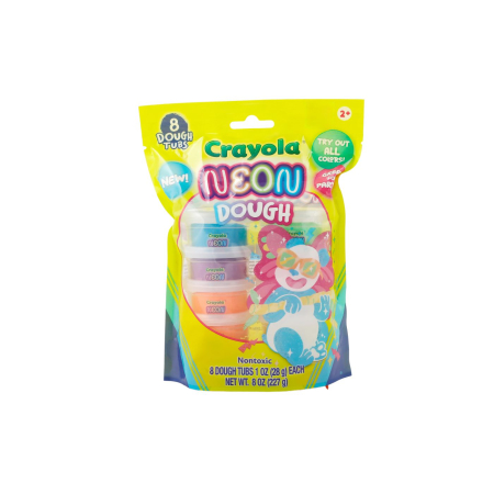 CRAYOLA SILLY SCENTS NEON SET 8 BORCANASE PLASTELINA PARFUMATA [1]