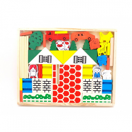 Cuburi de constructie "village" [0]