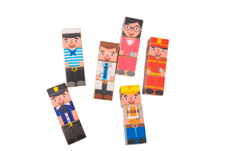 Cuburi de lemn puzzle MESERII [1]