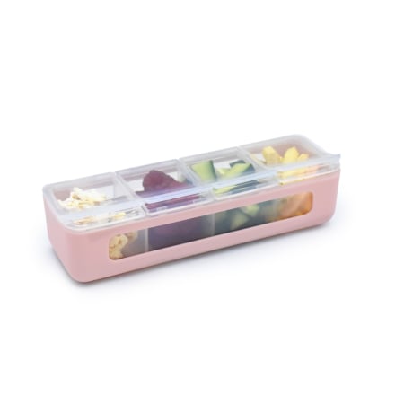 CUTIE SNACK 4 COMPARTIMENTE, MELII, ROZ [4]
