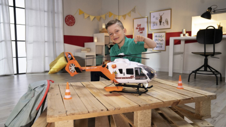 DICKIE ELICOPTER DE SALVARE MOTORIZAT CU ACCESORII 64CM [4]