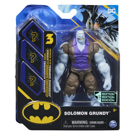 Figurine cu eroi și personaje - FIGURINA SOLOMON GRUNDY ARTICULATA 10CM CU 3 ACCESORII SURPRIZA