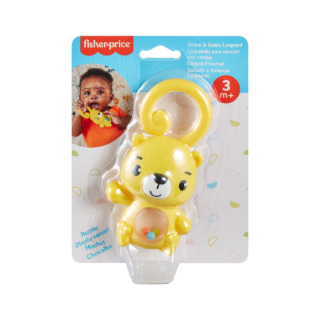 Jucării pentru bebeluși - FISHER PRICE JUCARIE ZORNAITOARE LEOPARD