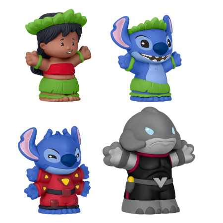 FISHER PRICE LITTLE PEOPLE COLLECTOR DISNEY LILO SI STITCH SET 4 FIGURINE [2]