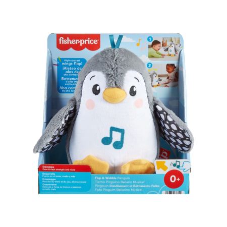 Jucării pentru bebeluși - FISHER PRICE PINGUIN MUZICAL