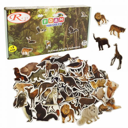 Jucării băieți - Foam magnets - ANIMALE SALBATICE