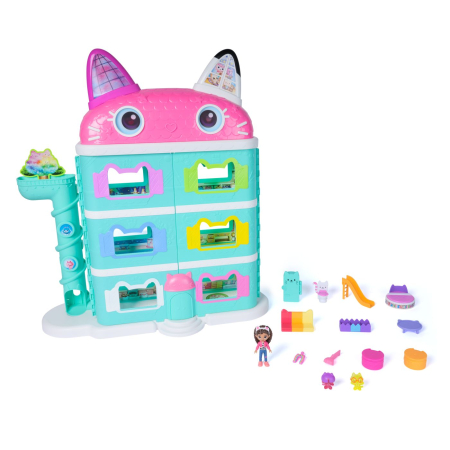 GABBYS DOLLHOUSE FILMUL CASA DE PAPUSI A LUI GABBYS MEOW MAZING CU ACCESORII [1]
