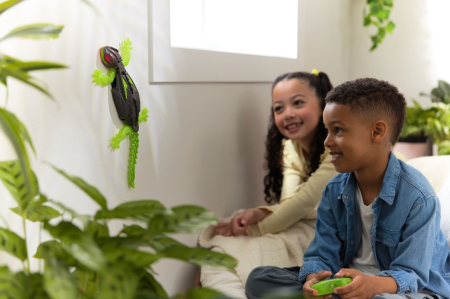 HEX BOTS SOPARLA CATARATOARE GECKO VERDE CU TELECOMANDA [4]