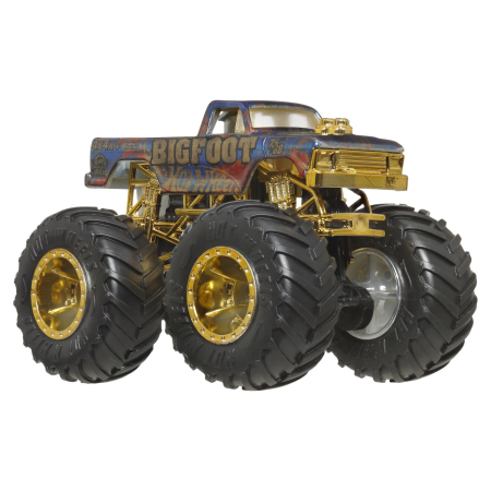 HOT WHEELS MONSTER TRUCK 50 BIGFOOT TROPHY CHAMPIONS MASINUTA BIGFOOT SCARA 1 LA 64 [3]