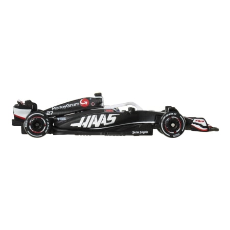 HOT WHEELS PREMIUM REAL RIDERS FORMULA 1 2024 MASINUTA METALICA MONEYGRAM HAAS F1 TEAM VF 24 NUMARUL 27 SCARA 1 LA 64 [4]