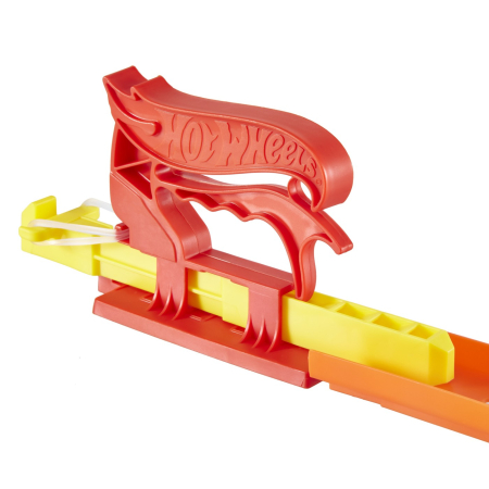 HOT WHEELS SET LANSATOR PORTABIL ROSU SI MASINUTA [6]