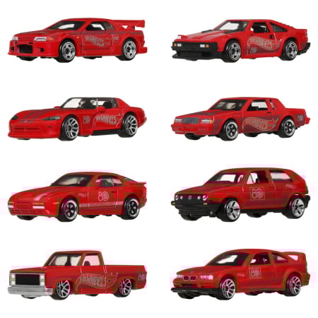 HOT WHEELS SILVER SERIES ANIVERSAREA A 80 DE ANI SET 8 MASINUTE METALICE SCARA 1 LA 64 [1]