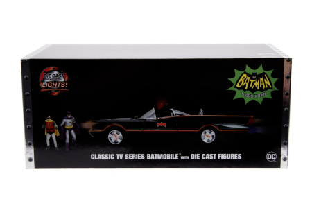 Mașinuțe, Motociclete, Elicoptere, Avioane - JADA BATMAN MASINUTA RC BATMOBILE 1:18