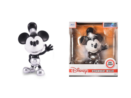Figurine cu eroi și personaje - JADA FIGURINA METALICA DISNEY STEAMBOAT WILLIE 10CM