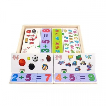 Joc de asociere tip puzzle cifre [1]