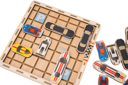 Joc de logica - parcare de lemn [3]
