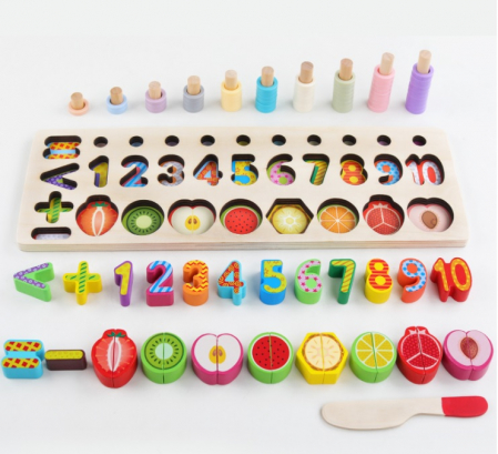 Joc din lemn Fruit Matching [1]