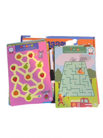 Joc labirinturi 25 planse reutilizabile LEVEL 2 [3]