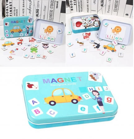 Joc magnetic cu litere RECUNOAŞTE CUVINTELE [2]