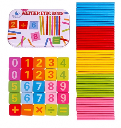 Joc matematic cu betisoare in cutie metalica [1]