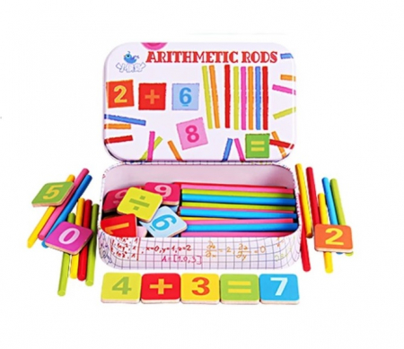 Joc matematic cu betisoare in cutie metalica [2]