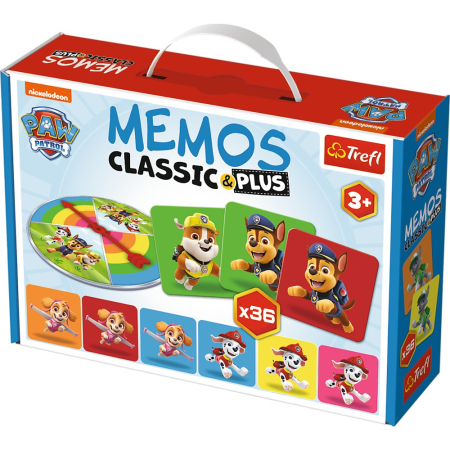 Jocuri și cărti de joc - JOC MEMOS CLASSIC PLUS PATRULA CATELUSILOR