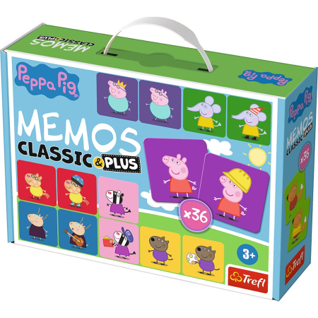 Jocuri și cărti de joc - JOC MEMOS CLASSIC PLUS PEPPA PIG