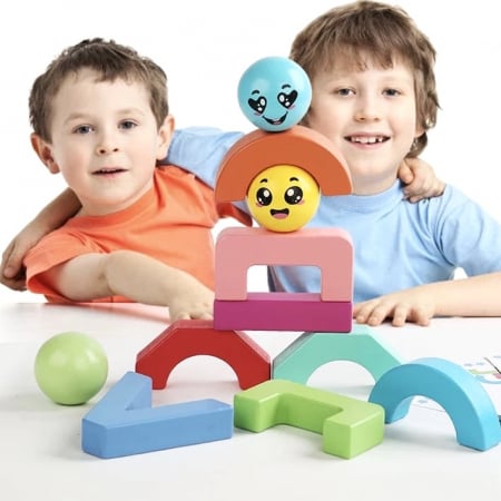 Jucării de rol - Joc Montessori - Omuletii in echilibru