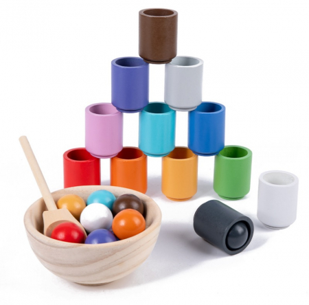 Joc sortare bile in pahar. 26 de piese [3]