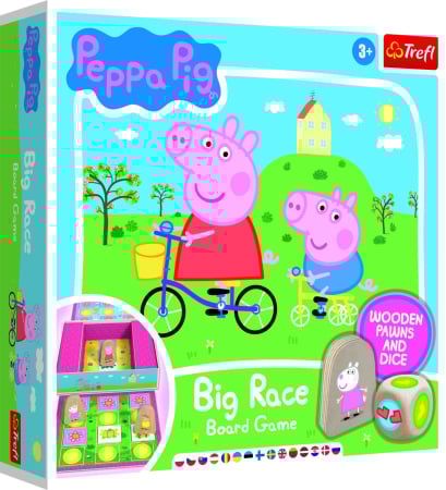 Jocuri și cărti de joc - JOC TREFL PEPPA PIG MAREA CURSA