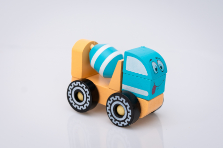 Jucarie din lemn de construit - Basculanta [2]