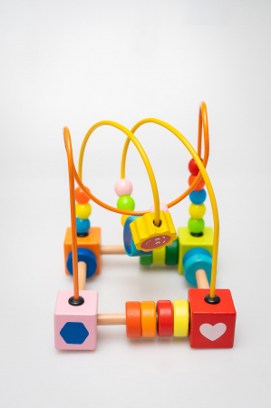 Jucarie Montessori 2 in 1 Circuit cu bile [5]