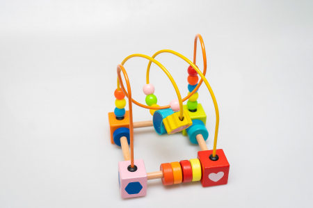 Jucarie Montessori 2 in 1 Circuit cu bile [4]