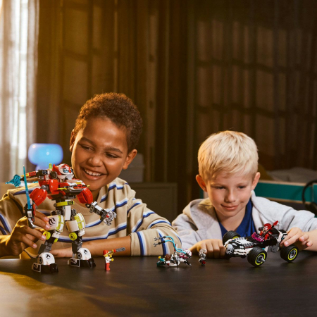 LEGO DREAMZZZ ROBOTUL TIGRU AL LUI COOPER SI MASINA HOT ROD A LUI ZERO 71497 [2]