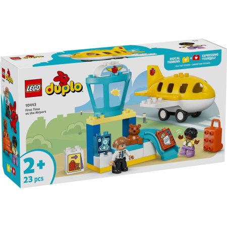 Seturi de construcție - LEGO DUPLO PRIMA OARA LA AEROPORT 10443