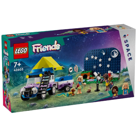Seturi de construcție - LEGO FRIENDS VEHICUL DE CAMPING PENTRU OBSERVAREA STELELOR 42603