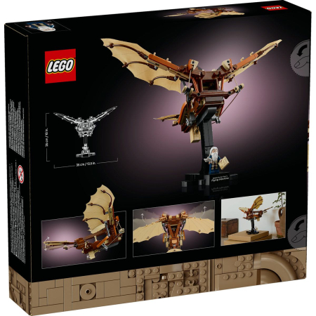 Seturi de construcție - LEGO ICONS MASINA ZBURATOARE A LUI LEONARDO DA VINCI 10363