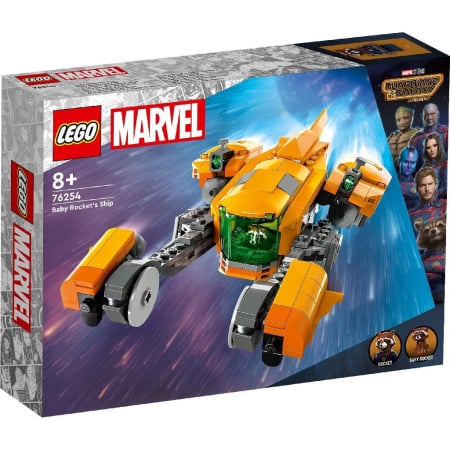 Seturi de construcție - LEGO MARVEL NAVA LUI BABY ROCKET 76254