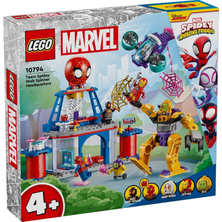Seturi de construcție - LEGO SPIDEY CARTIERUL GENERAL AL ECHIPEI LUI SPIDEY 10794