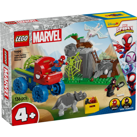 Seturi de construcție - LEGO SPIDEY MISIUNEA DE SALVARE A ECHIPEI SPIDEY 11199