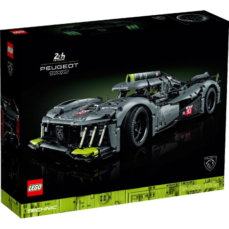 Jucării Educative - LEGO TECHNIC PEUGEOT 9X8 24H HYBRID HYPERCAR 42156