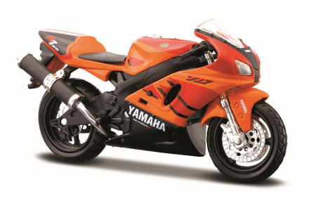 Masinute, Motociclete, Elicoptere, Avioane - MAISTO MOTOCICLETA METALICA CU STAND EDITIE SPECIALA YAMAHA YZF R7 SCARA 1 LA 18