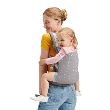 MARSUPIU ERGONOMIC KINDERKRAFT NINO, PANA LA 20 KG, CONFETTI GREY [4]