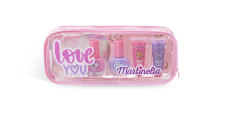 Cosmetice pentru copii - MARTINELIA SUPER GIRL SET LACURI DE UNGHII SI LUCIURI DE BUZE