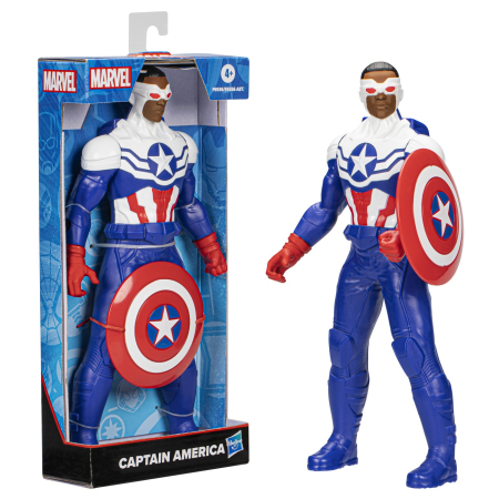 MARVEL AVENGERS FIGURINA CAPTAIN AMERICA ALBASTRU DESCHIS 24CM [3]