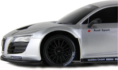 MASINA CU TELECOMANDA AUDI R8 ARGINTIU CU SCARA 1 LA 24 [5]