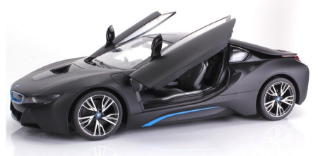 MASINA CU TELECOMANDA BMW I8 NEGRU SCARA 1 LA 14 [2]