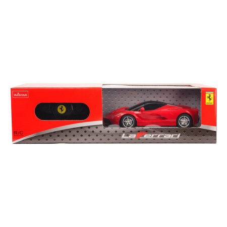 Mașinuțe cu telecomandă - MASINA CU TELECOMANDA FERRARI LAFERRARI ROSU CU SCARA 1 LA 24
